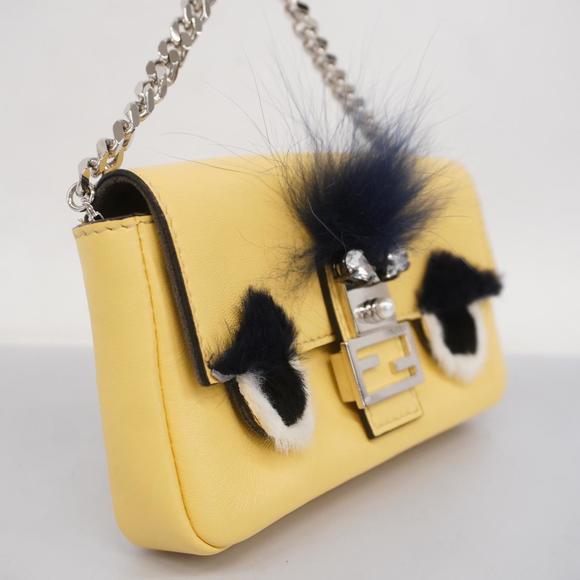 Fendi Handbags - Fendi Bucket Bag Yellow Micro 2WAY Monster